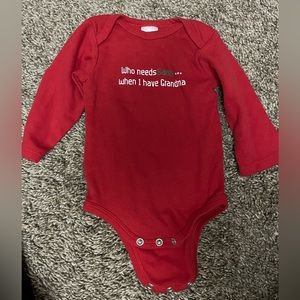 Christmas onesie. 0-3m.